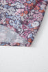 Floral Print Button Front Sleeveless Woven Tank