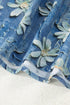 Floral Print Collared V Neck Half Placket Blouse