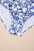Floral Print Double Strap Skirted Swimdress