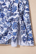 Floral Print Double Strap Skirted Swimdress