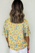 Floral Print Drop Shoulder Loose Fit Tee Shirt