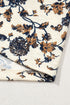 Floral Print Flutter Sleeve Lace Up Neckline Blouse