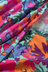 Floral Print Flutter Sleeve Wrap Silhouette Maxi Dress