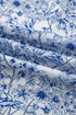 Floral Print Knot Strap High Waist Flared Maxi Dress