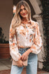 Floral Print Long Sleeve Button Down Shirt