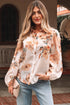 Floral Print Long Sleeve Button Down Shirt