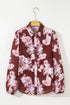 Floral Print Long Sleeve Button Down Shirt