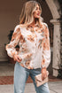 Floral Print Long Sleeve Button Down Shirt