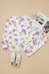 Floral Print Long Sleeve Pullover Drawstring Lounge Set