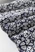 Floral Print Notched Neck Puff Sleeve Cotton Blouse