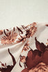 Floral Print Poet Sleeve Button Down Woven Shirt