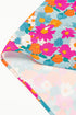 Floral Print Puff Sleeve Babydoll Mini Dress