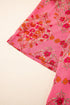 Floral Print Puff Sleeve Button Down Collared Shirt