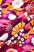 Floral Print Puff Sleeve Collared Tiered Flowy Maxi Dress