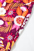 Floral Print Puff Sleeve Collared Tiered Flowy Maxi Dress