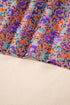 Floral Print Puff Sleeve Frilled Neck Woven Blouse