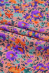 Floral Print Puff Sleeve Frilled Neck Woven Blouse