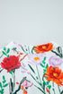 Floral Print Puff Sleeve Ricrac Trim Mini Dress