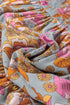 Floral Print Puff Sleeve Smocked Tiered Midi Dress