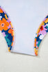 Floral Print Racerback Cutout High Waist 2pcs Bikini