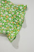 Floral Print Ruffle Sleeve V Neck Viscose Blouse