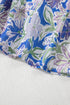 Floral Print Self-tie Straps Flowy Ruffle Long Dress