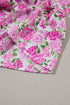 Floral Print Smocked Puff Sleeve A-Line Maxi Dress