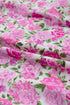 Floral Print Smocked Puff Sleeve A-Line Maxi Dress