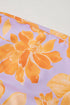 Floral Print Smocked Square Neck Puff Sleeve Babydoll Blouse