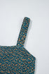Floral Print Smocked Square Neck Wide Leg Jumpsuit