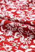 Floral Print Smocked Tie Neck Long Sleeve Viscose Blouse