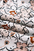 Floral Print Split Neck Balloon Sleeve Woven Blouse