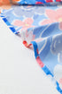Floral Print Split Neck Puff Sleeve Woven Blouse