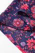 Floral Print Split Neck Relaxed Fit Woven Blouse