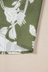Floral Print Split Neck Short Sleeve Woven Blouse