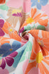 Floral Print Square Neck Flutter Sleeve Babydoll Dress