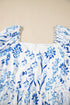 Floral Print Sweetheart Neck A Line Plus Size Midi Dress