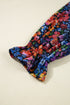 Floral Print Tassel Tie Flowy A Line Maxi Dress