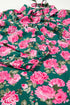 Floral Print Tie Neck Puff Sleeve Southern Belle Blouse