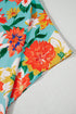 Floral Print V Neck Batwing Sleeve Blouse