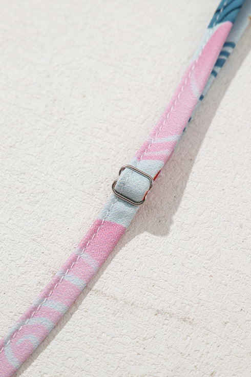 Floral Print V Neck Cami And Ruffled Shorts Lounge Set