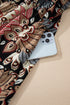 Floral Print V Neck Wrap High Waist Maxi Dress