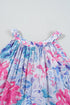 Floral Printed Sleeveless O Neck Knot Waist Maxi Dress