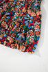 Floral Puff Short Sleeve Shirt Mini Dress