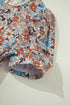 Floral Puff Sleeve Tiered Babydoll Pocket Dress