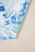 Floral Ruffle Detail High Neck Woven Blouse