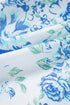 Floral Ruffle Detail High Neck Woven Blouse
