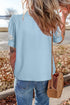 Floral Scalloped Trim Short Sleeve Button Down Shirt