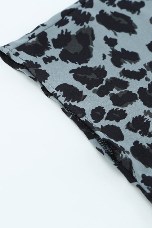 Floral Scalloped V Neck Short Sleeves Top