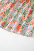Floral Smocked Bust Bubble Short Sleeve Maxi Dress
